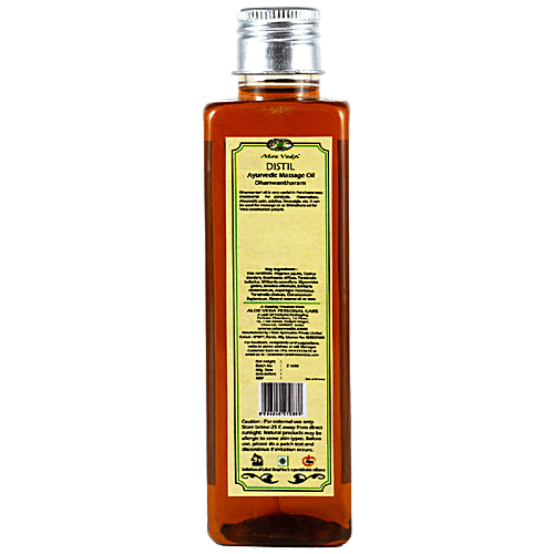 Aloe Veda Ayurvedic Massage Oil - Dhanwantharam Oil, 200 ml  