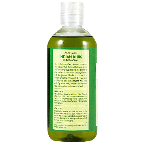 Buy Aloe Veda Body Wash Indian Khus Herbal 300 ml Online at Best