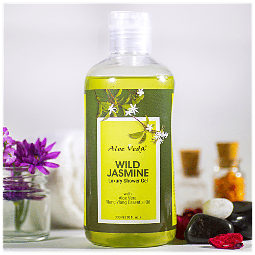 Aloe Veda Wild Jasmine Luxury Shower Gel, 300 ml  