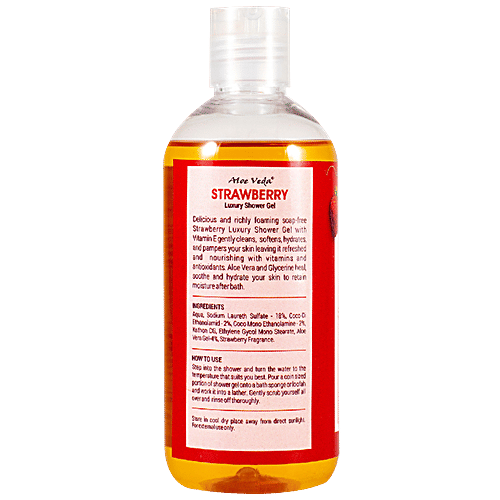 Aloe Veda Strawberry Luxury Shower Gel, 300 ml  