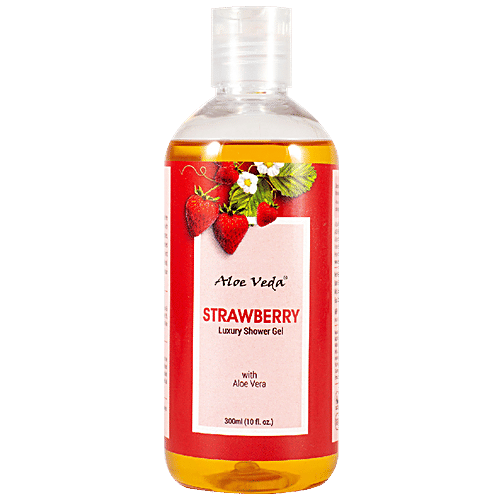 Aloe Veda Strawberry Luxury Shower Gel, 300 ml  