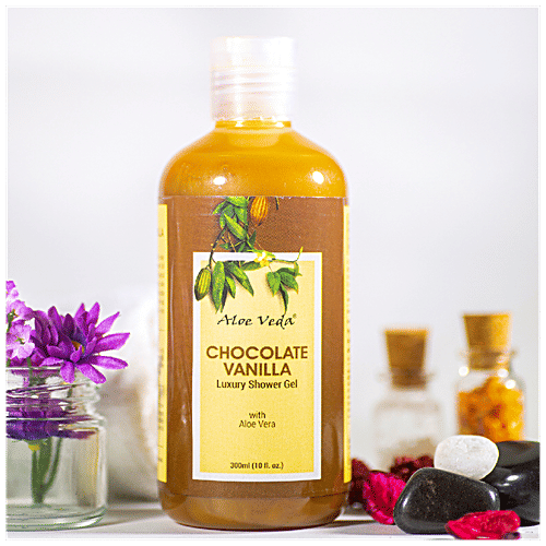 Aloe Veda Chocolate Vanilla Luxury Shower Gel, 300 ml  