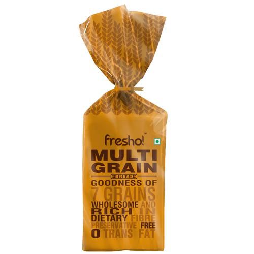 Fresho Multigrain Bread - Preservative Free, 400 g  