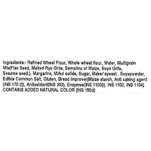 Fresho Multigrain Bread Safe, Preservative Free, 400 g of Rs 65