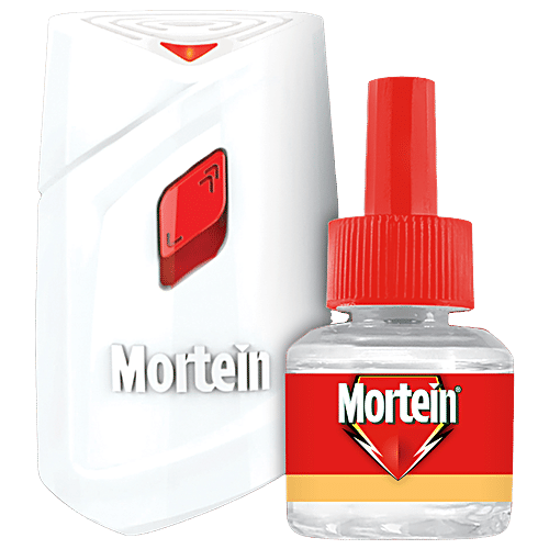 Mortein Insta Mosquito Killer Machine + Refill - Combo Pack, 1 pc (Machine + 1 Refill x 45ml) Ultimate Mosquito Protection
Protection From Dengue Mosquitoes