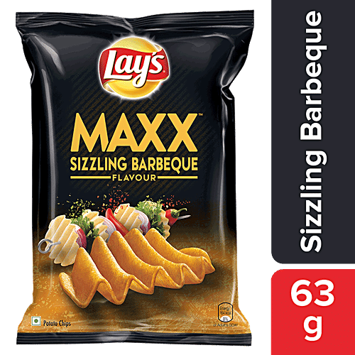 Lay's Maxx - Sizzling Barbeque, 63 g Pouch 