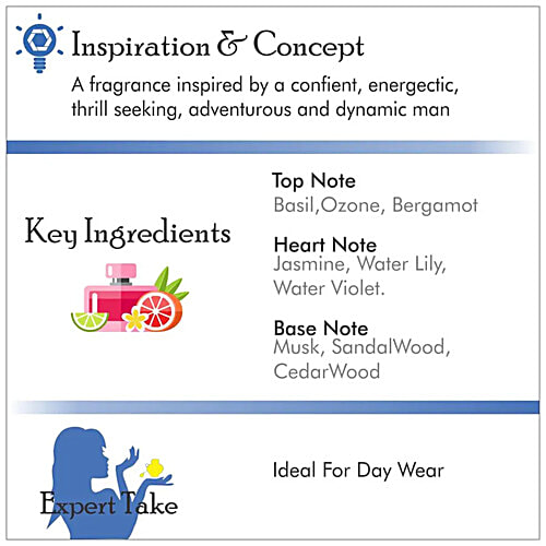 Nautica Blue Eau De Toilette, 100 ml  Ideal for Day Wear