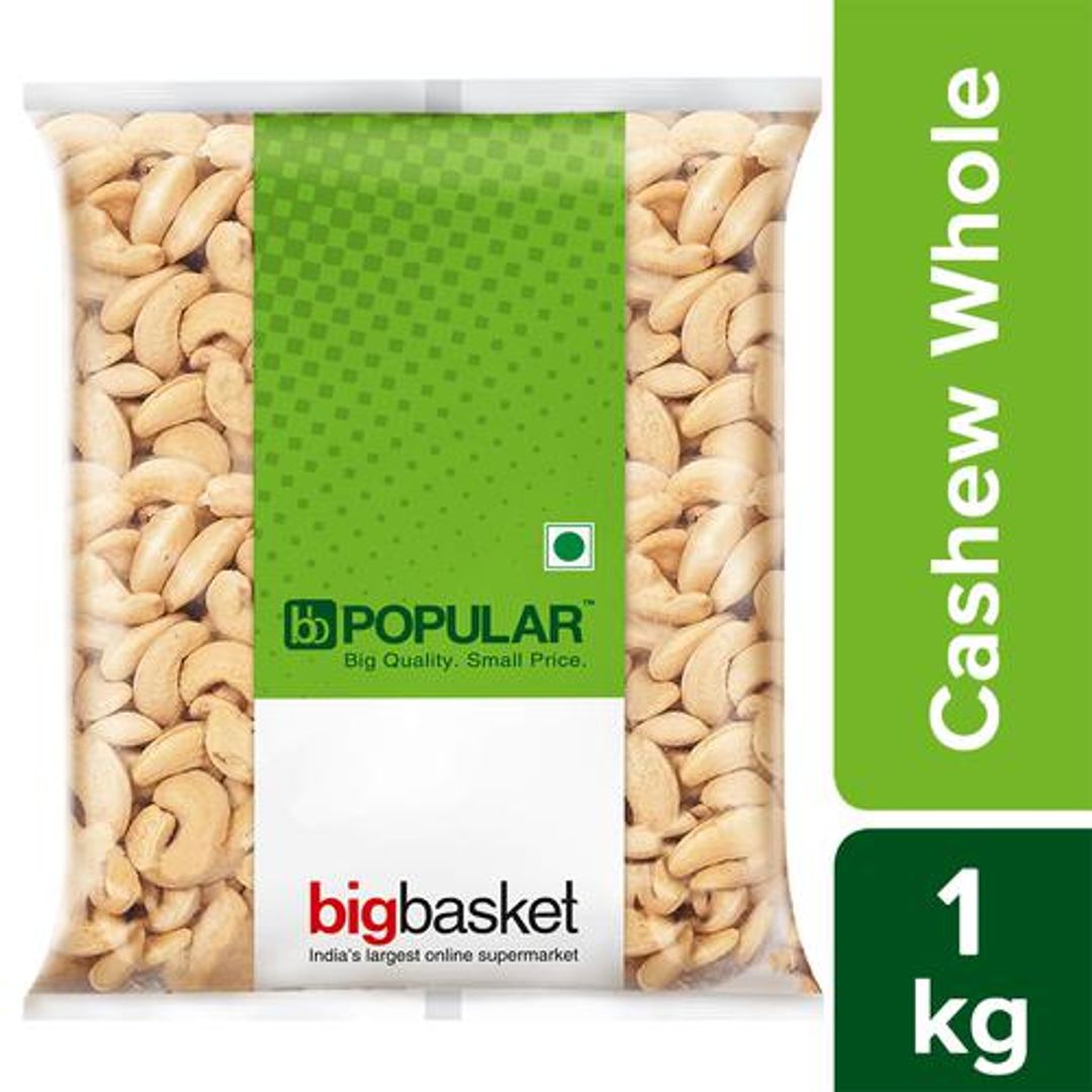 BB Popular Cashew/Godambi - Whole, 1 kg 