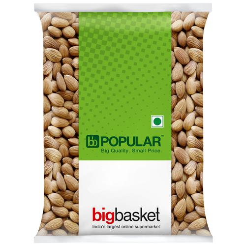 BB Popular Almond/Badam - Californian, Giri, 1 kg Pouch 