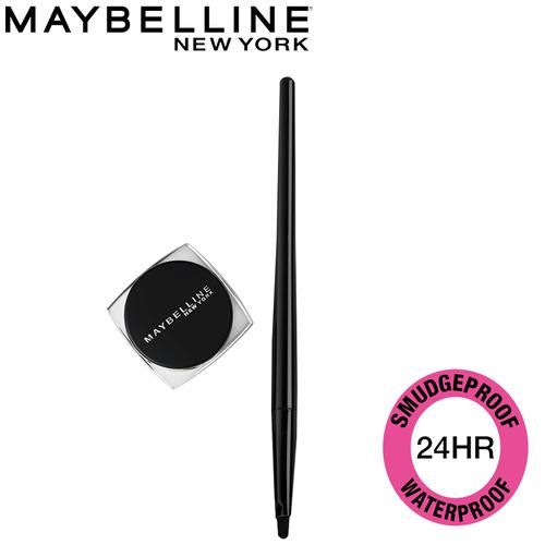 Maybelline New York Lasting Drama Gel Eyeliner, 2.5 g Blackest Black 