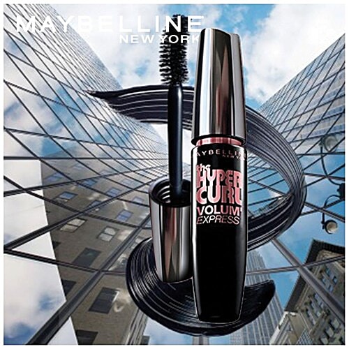 Maybelline New York Hypercurl Mascara - Washable, 9.2 g Black 