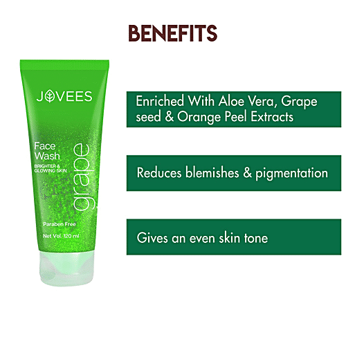 Buy Jovees Grape Fairness Face Wash Online at Best Price of Rs 193.50