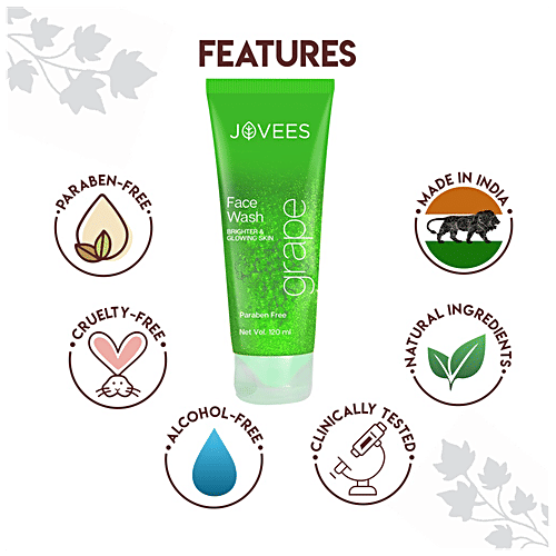 Buy Jovees Grape Fairness Face Wash Online at Best Price of Rs 193.50
