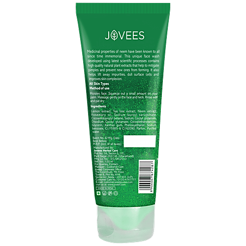 Buy Jovees Neem Face Wash Online at Best Price of Rs 157.50 bigbasket
