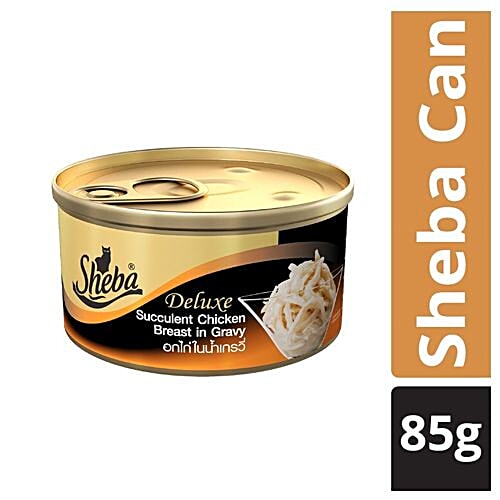 Buy Sheba Complete Nutrition For Cats Suculent Chiken Breast N Gravy 85