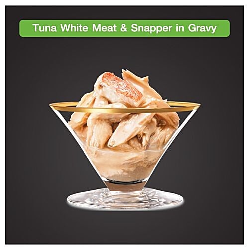 SHEBA Premium Cat Food - Tuna White Meat & Snapper In Gravy, 85 g  