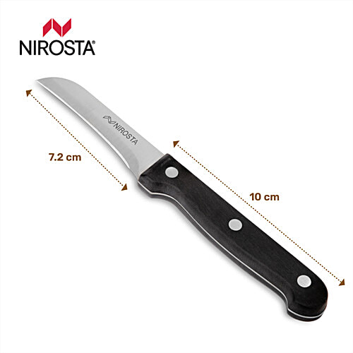 Fackelmann Nirosta  NIROSTA Vegetable knife Mega, 18cm, S/S, card, 1 pc  Anti Rust, Dishwasher Safe