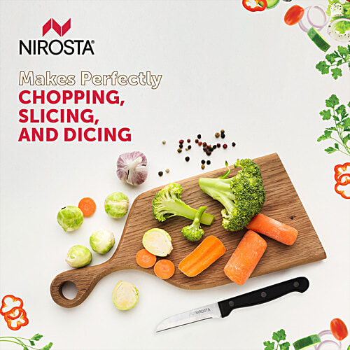 Fackelmann Nirosta  NIROSTA Vegetable knife Mega, 18cm, S/S, card, 1 pc  Anti Rust, Dishwasher Safe