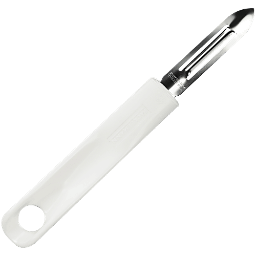 Fackelmann Stainless Steel Vegetable Peeler with Plastic Handle, 19cm, 1 pc  Anti Rust, Dishwasher Safe