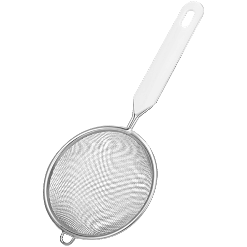 Fackelmann Stainless Steel Tea Strainer, 10 Cm - No Sharp Edges, Anti-Corrosive, Bend-Proof, 1 pc