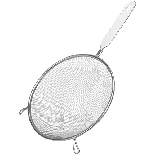 Fackelmann Stainless Steel Strainer, 20 Cm - Ideal For Draining Pasta, Blanched Vegetables, 1 pc  