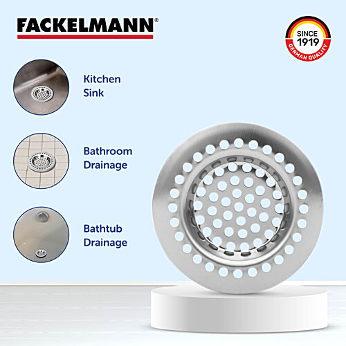 Fackelmann Stainless Steel Sink Strainer - 6.3 Cm, 1 pc  