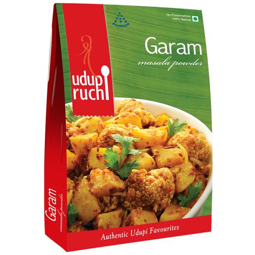 Udupi Ruchi Powder - Garam Masala, 50 g Carton 100% Natural, No Preservatives