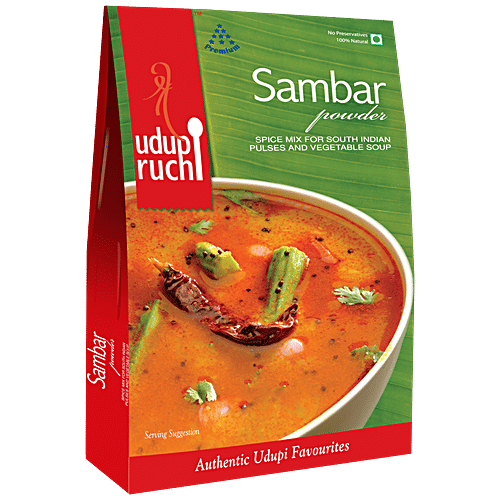 Udupi Ruchi Powder - Sambar, 100 g Carton Nutritious, No Preservatives