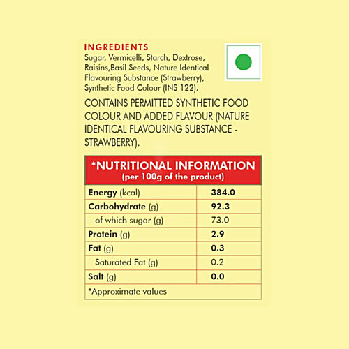 Weikfield Strawberry Flavoured Falooda Mix, 200 g