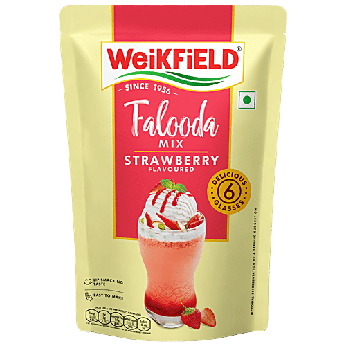 Weikfield Strawberry Flavoured Falooda Mix, 200 g