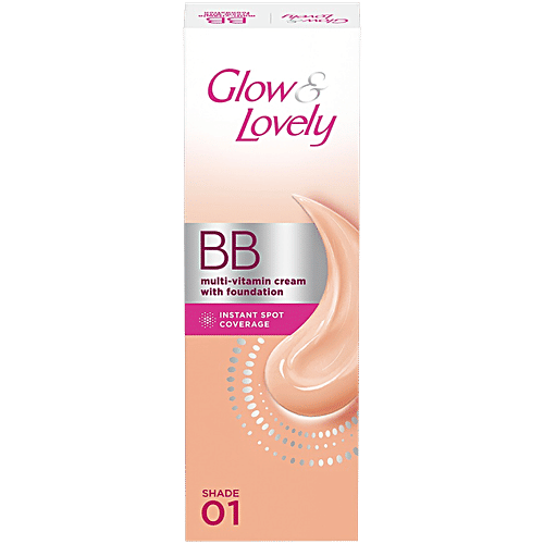 Glow & Lovely BB Multivitamin Cream With Foundation, 9 g Shade 01