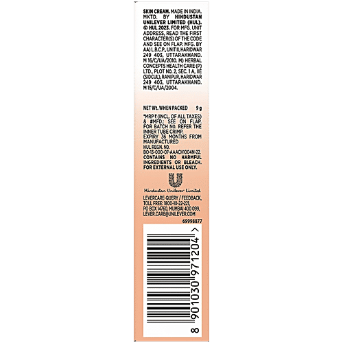 Glow & Lovely BB Multivitamin Cream With Foundation, 9 g Shade 01