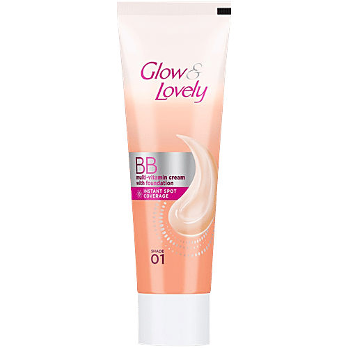 Glow & Lovely BB Multivitamin Cream With Foundation, 9 g Shade 01