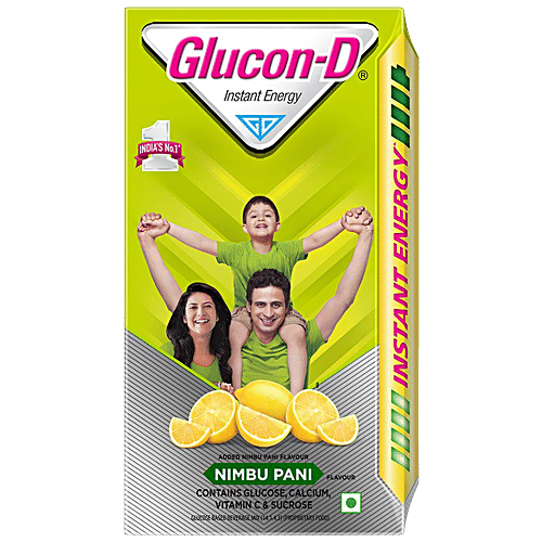 Buy Glucon D Energy Drink Pure Glucose Nimbu Pani Flavour 1 Kg Carton