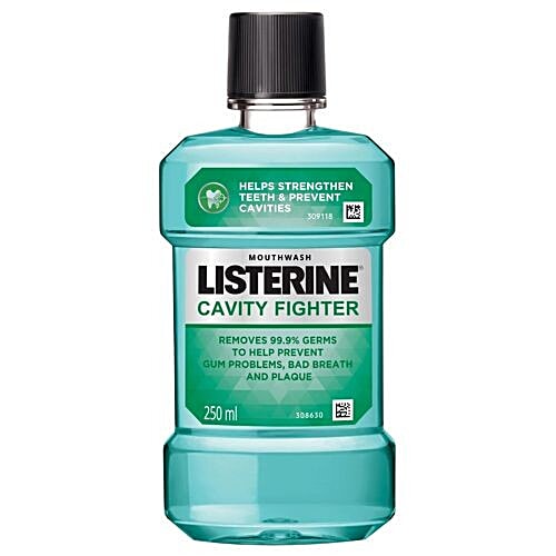 Buy Listerine Mouthwash Cavity Fighter 250 Ml Bottle Online at the Best