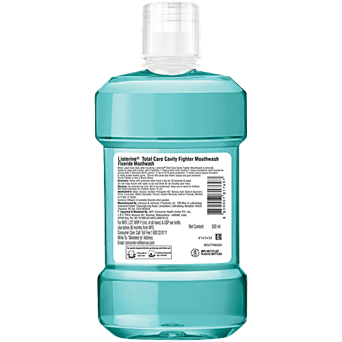 Listerine Mouthwash Liquid, 500 ml Bottle 