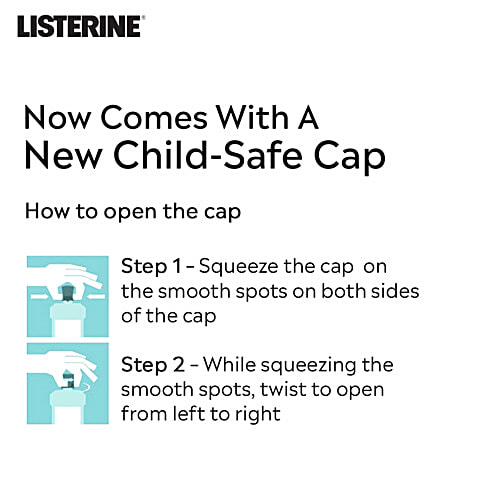 Listerine Mouthwash Liquid, 500 ml Bottle 