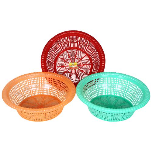 Buy Laplast Multicolour Fruit Basket 3 Pcs Online At Best Price of