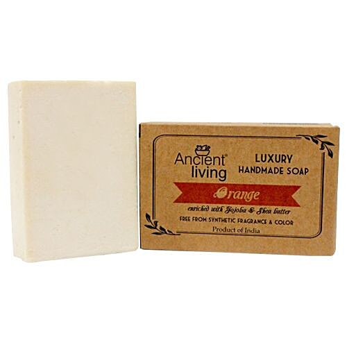 Ancient Living Luxury Handmade Soap - Orange, 100 g Carton 