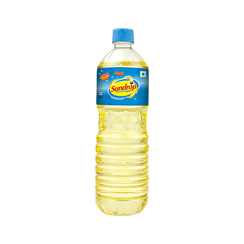 Sundrop Superlite Advanced Refined Sunflower Oil, 850 g Bottle Vitamins A/D/E, Low Absorb Technology