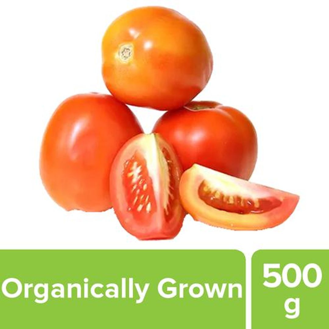 Fresho Tomato - Hybrid, Organically Grown (Loose), 500 g 