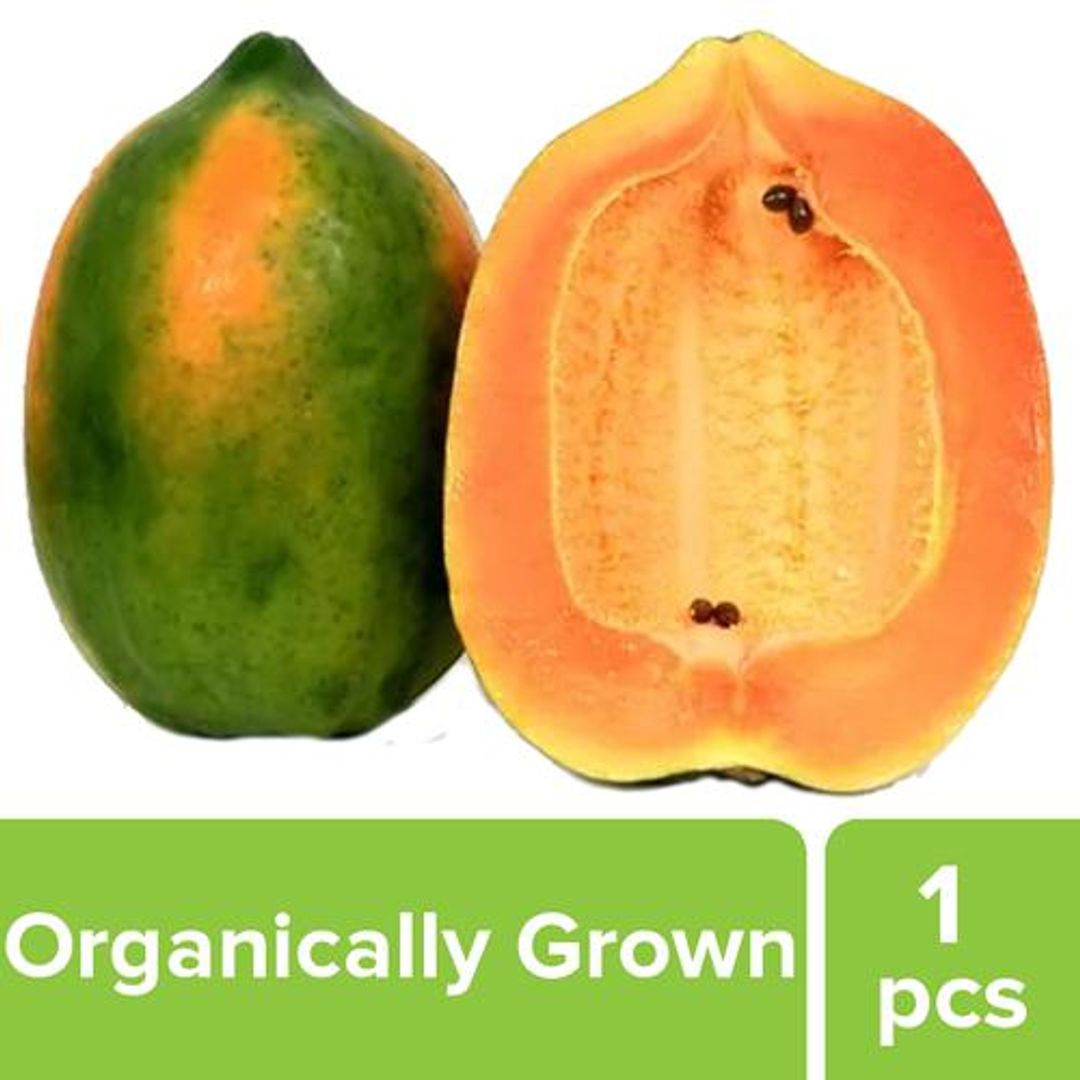 Fresho Papaya - Organically Grown, 1 pc (approx. 500 -1 kg) 