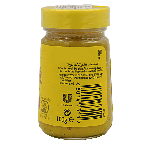 Colman's Original English - Mustard, 100 g Bottle 