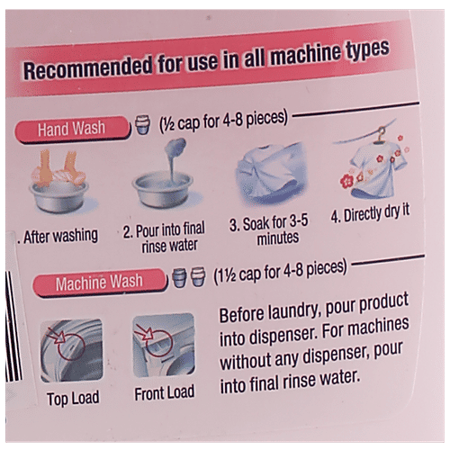 Comfort Fabric Conditioner - Rose Fresh, 2 L Can Comfortably Soft
 Easy Ironing
 Less Wrinkles