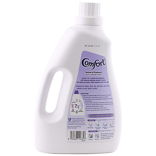 Comfort Fabric Softener - Jasmine fresh, 2 L Can Freshness
Sense of Pleasure