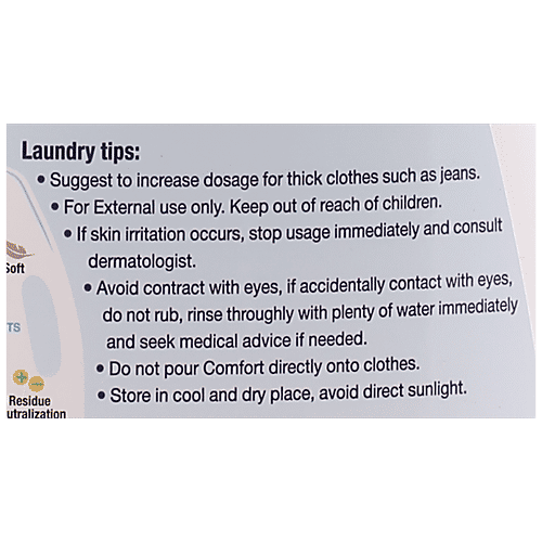 Comfort Fabric Conditioner/Softener - Pure, Natural, Gentle & Mild, 2 L Can Comfort Pure
 Natural Gentle & Mild