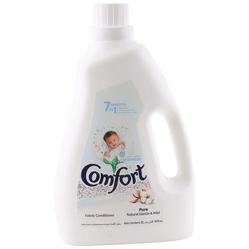 Comfort Fabric Conditioner/Softener - Pure, Natural, Gentle & Mild, 2 L Can Long Lasting Freshness