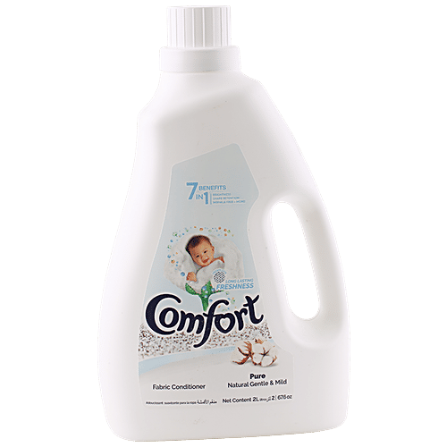 Comfort Fabric Conditioner/Softener - Pure, Natural, Gentle & Mild, 2 L Can Comfort Pure
 Natural Gentle & Mild
