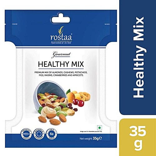 Rostaa Mixed Dry Fruits - Healthy Mix, 35 g Pouch 