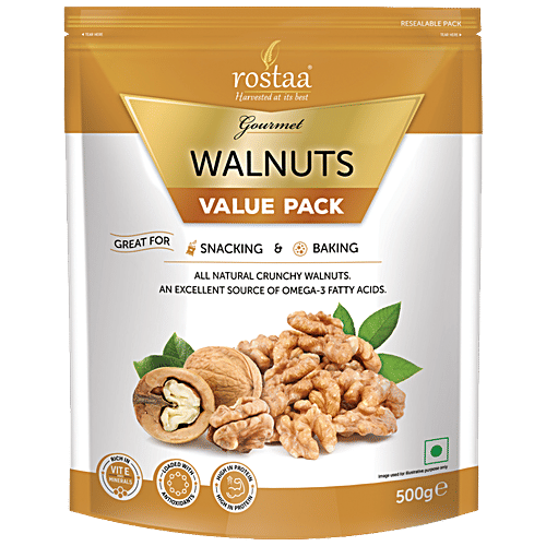Rostaa Walnuts - Californian, 500 g Pouch 